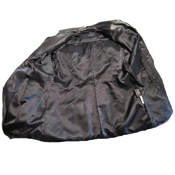 Siena Studio 100% Genuine Leather Lined Black Jacket size M - Picture 5 of 9